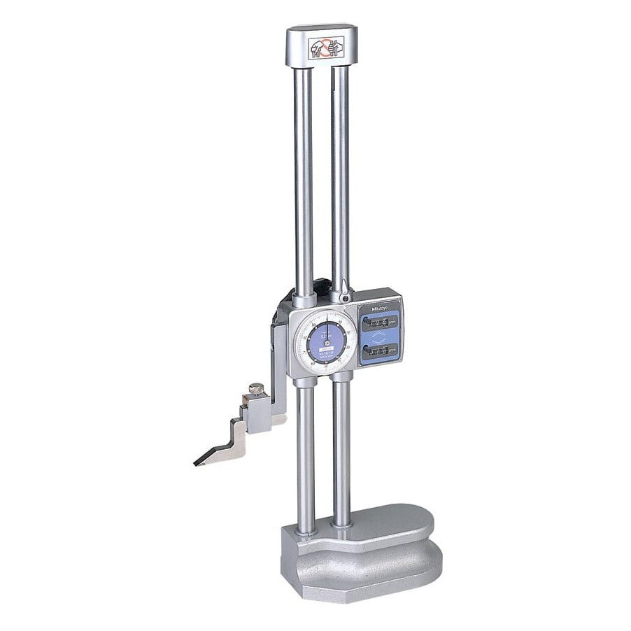 Mitutoyo Dual-kijelzős mérőórás magasságmérő, 0-300 mm, 0.01 mm (192-130) termék fő termékképe