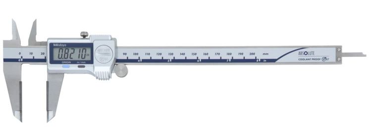 Mitutoyo ABSOLUTE Digimatic IP67 keményfém betétes digitális tolómérő, 0-8", 0.0005" (0.01 mm) (500-736-20) termék fő termékképe