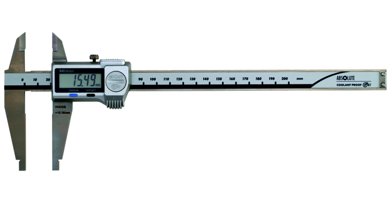 Mitutoyo ABSOLUTE Digimatic tolómérő lekerekített és éles mérőpofával, 0-750 mm, 0.01 mm (551-206-10) termék fő termékképe