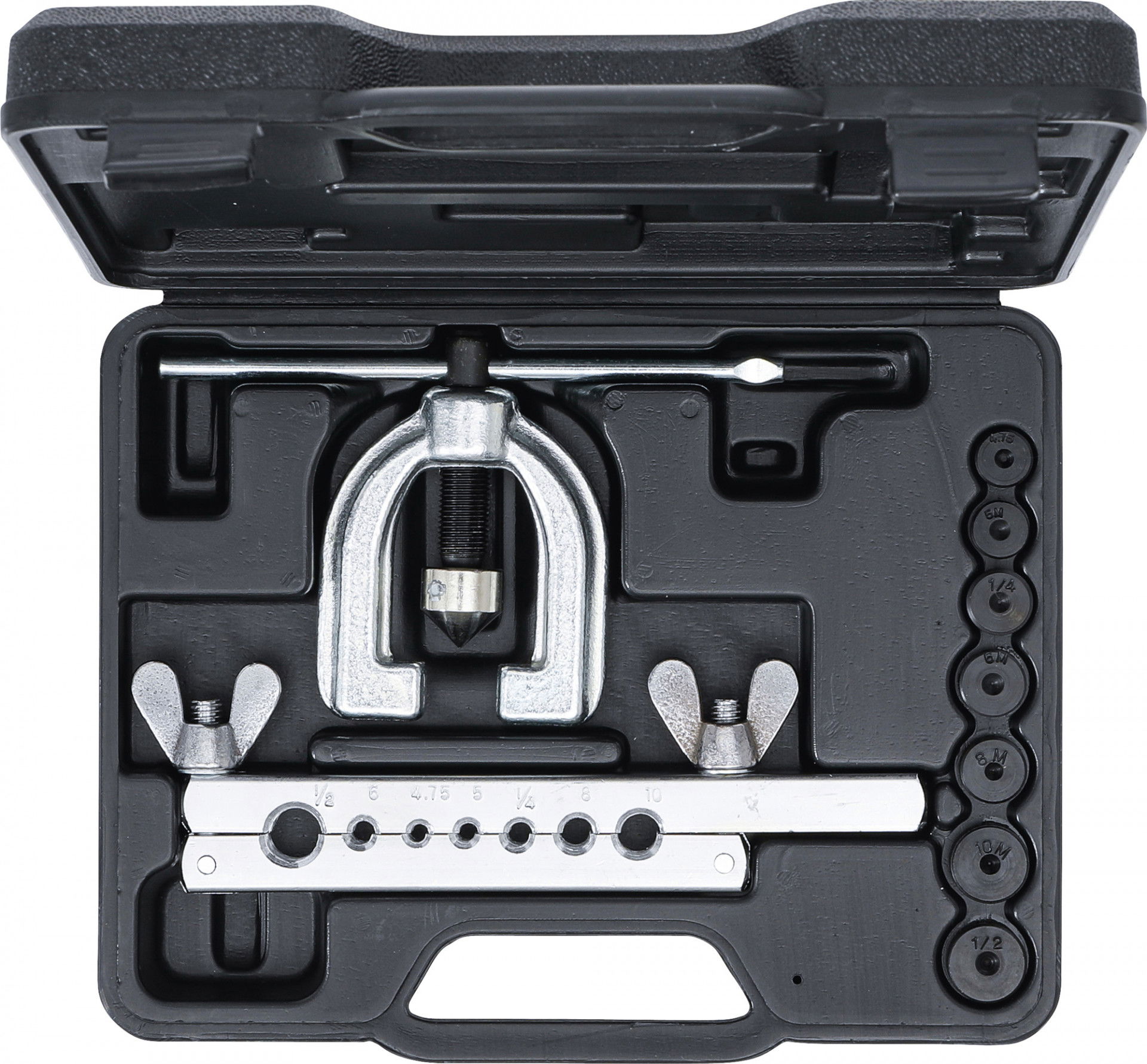 BGS Do it yourself 9-3060 fékcsőperemező készlet, 4.75-10 mm, 1/4", 1/2" fékcsövekhez termék fő termékképe