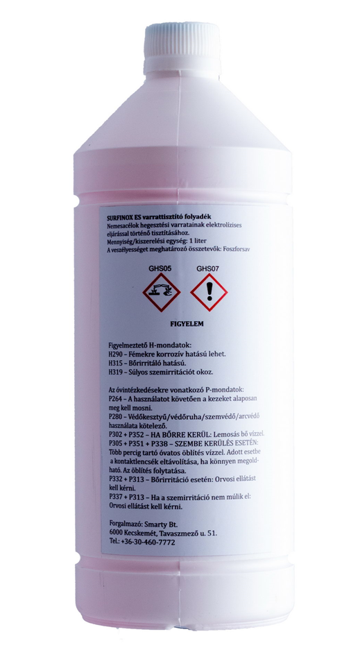 Surfinox ES elektrolyt, 1 liter (varrattisztító folyadék) termék fő termékképe